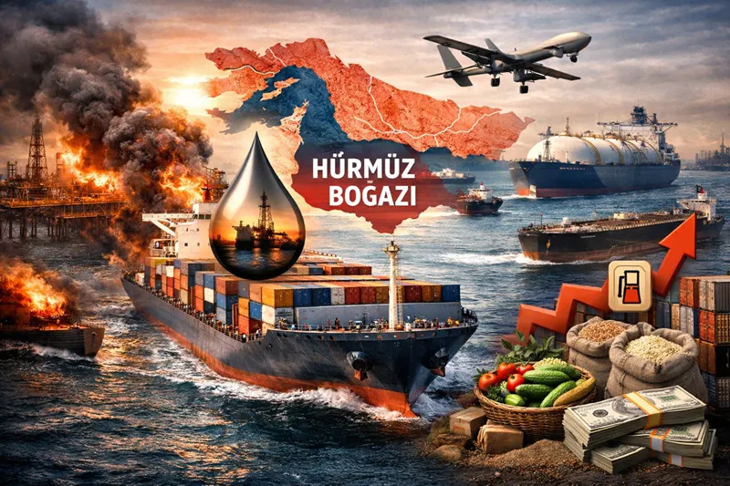 Hürmüz krizi gıda zincirini ve taşımacılığı vurdu Hürmüz krizi gıda zincirini ve taşımacılığı vurdu. Artan navlun, sigorta