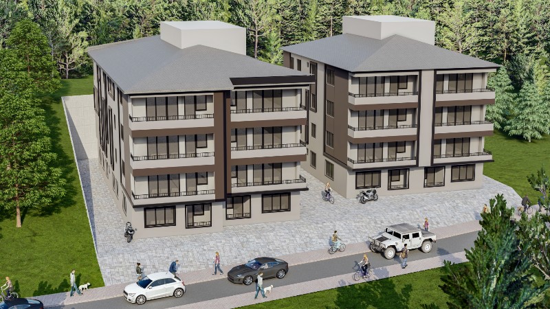 İska Park Zonguldak projesi eşsiz manzarası ve kullanışlı yaşam alanları