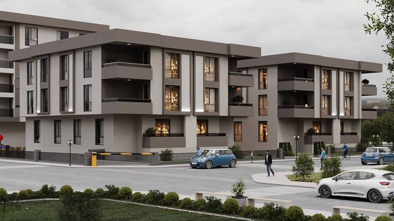 KRC Aura Park, Çorum Merkez Çepni Mahallesi'nde modern mimariyle hayata
