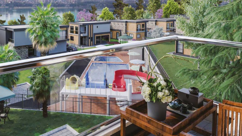 Kaya Life Villaları projesi modern mimari yapısı ve lüks yaşam
