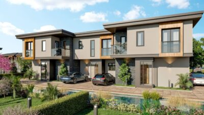 Kınıkoğlu Kasaba, Tekirdağ Çorlu’da modern mimariyle hayata geçiriliyor. Projede villa