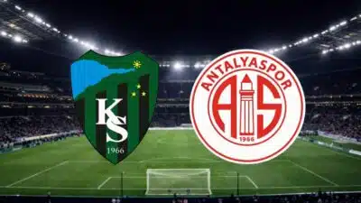 Kocaelispor Antalyaspor maçı öncesi muhtemel 11’ler, puan durumu, son maç