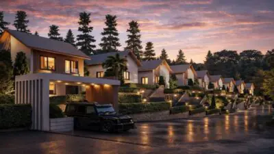 Kocoglu Village, İstanbul Şile Şuayipli Mahallesi’nde modern mimariyle hayata geçirilmektedir.