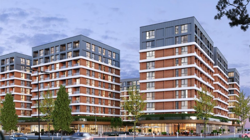 MRF Cadde, İstanbul Pendik Yenişehir Mahallesi'nde modern mimariyle hayata geçirilmektedir.