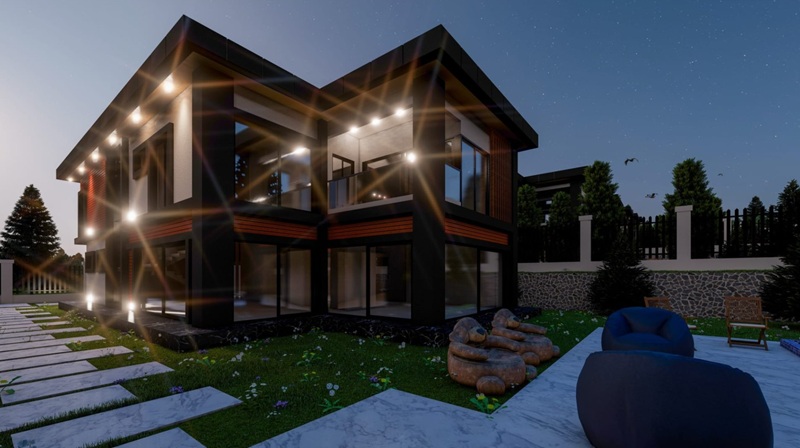 Mavera Velux Villas, Uşak Merkez Dikilitaş’ta modern mimariyle hayata geçiriliyor.