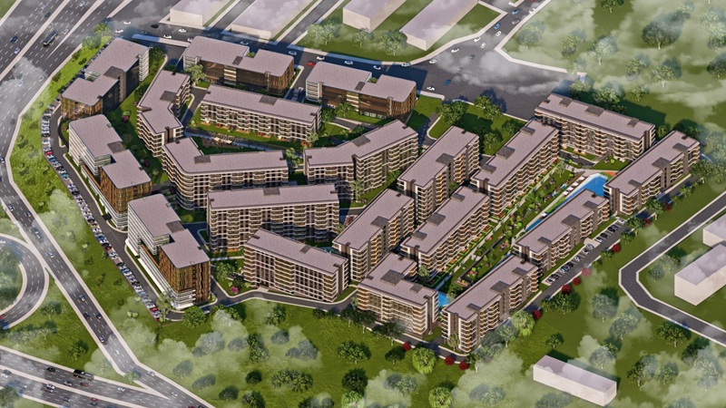 Mega 1453, Ankara Yenimahalle Çamlıca Mahallesi’nde modern mimariyle hayata geçirilmektedir.