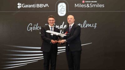 Miles&Smiles kredi kartı Garanti BBVA ile Türk Hava Yolları'nın 25