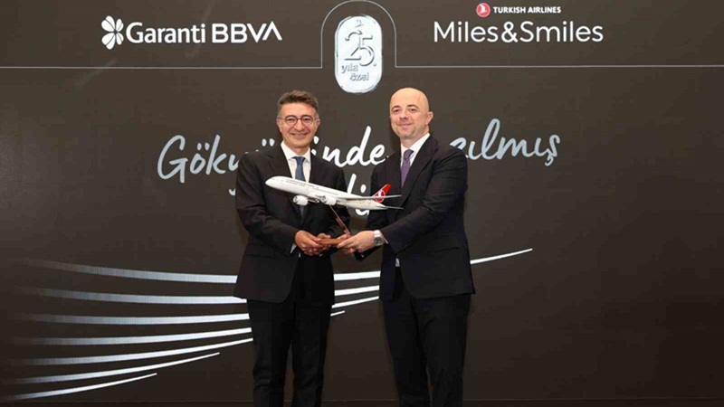 Miles&Smiles kredi kartı Garanti BBVA ile Türk Hava Yolları'nın 25