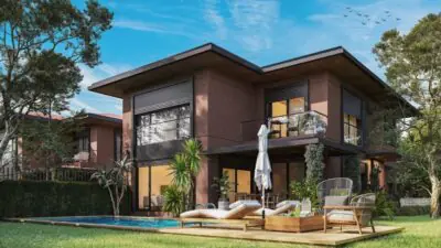 Nar Ağacı Evleri, modern mimariyle hayata geçirilmektedir. Projede daire tipleri