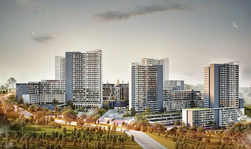 Natura Nova Life Beytepe’de yükseliyor. 100 m² büyüklüğündeki 2+1 tip