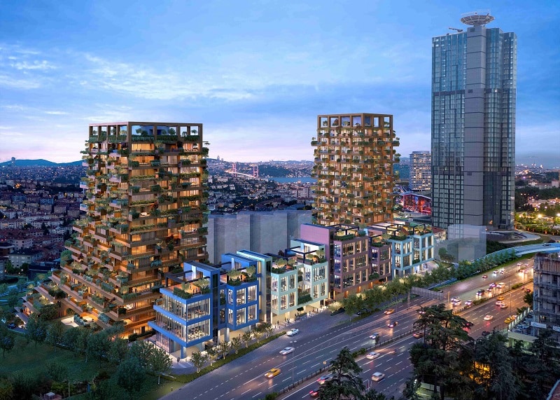 Next Level İstanbul projesi, İstanbul’un kalbinde, Levent’in Etiler girişinde yükselmektedir.