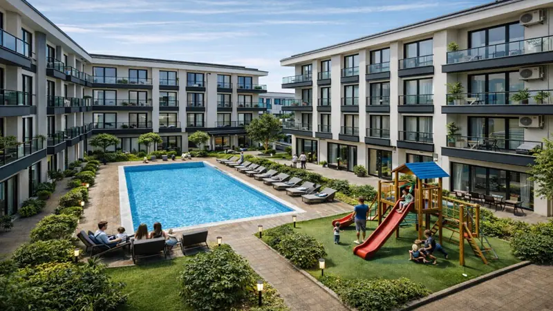 Next Yalova lansmana özel kampanya ile satışta Next Yalova, Yalova Çiftlikköy Mehmet Akif Ersoy Mahallesi’nde modern mimariyle