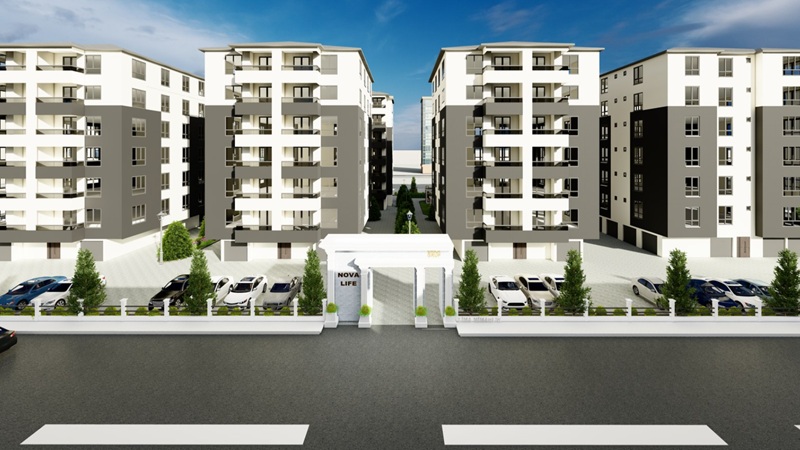 Nova Life Konutları, Eskişehir Odunpazarı 71 Evler Mahallesi’nde modern mimariyle