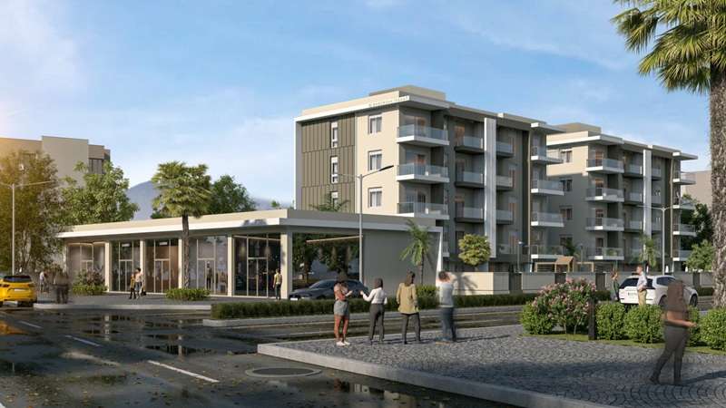 Oasis Antalya, Antalya Aksu Güzelyurt Mahallesi’nde modern mimariyle hayata geçirilmektedir.