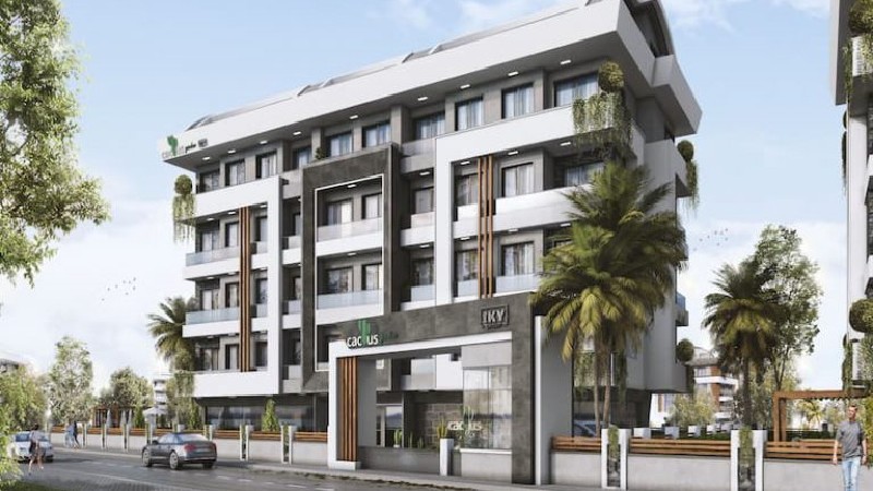 Oba Cactus Garden projesi modern yapısı ve konforlu yaşam alanlarıyla