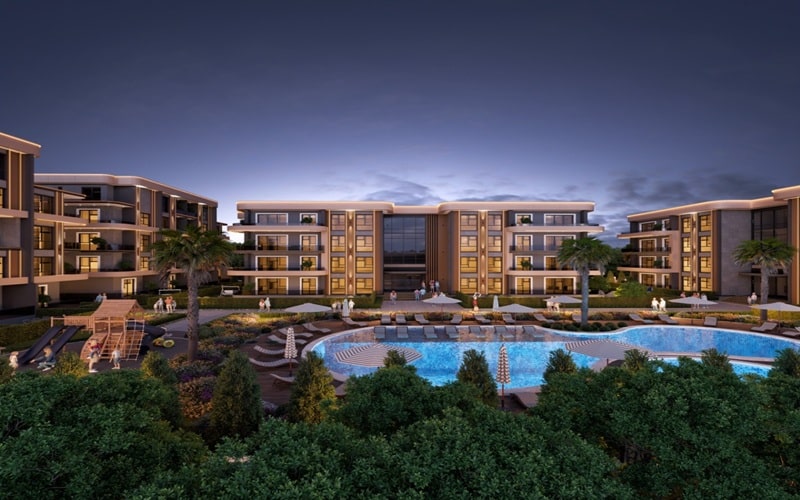 Olea Vista Yuvacık, Kocaeli Başiskele Yeşilyurt Mahallesi’nde modern mimariyle hayata