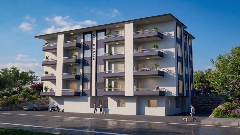 Öz Ravza Merkez 3, Trabzon Arsin Yalı Mahallesi'nde modern mimariyle