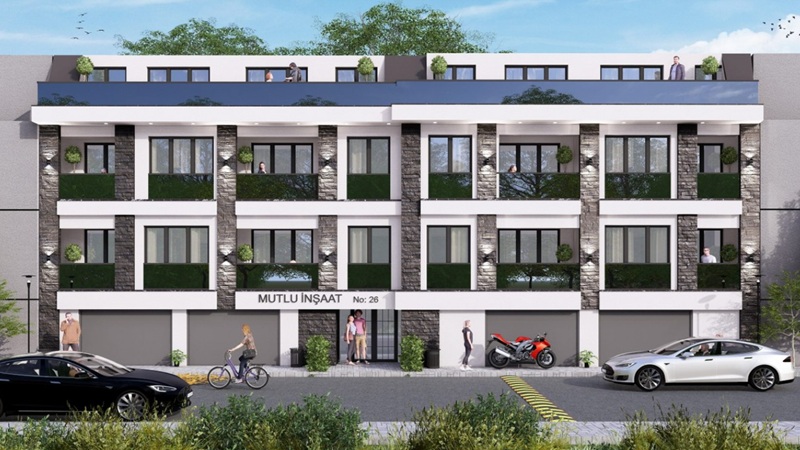 Özkayalar Sokak, Eskişehir Odunpazarı Büyükdere’de modern mimariyle hayata geçiriliyor. Projede