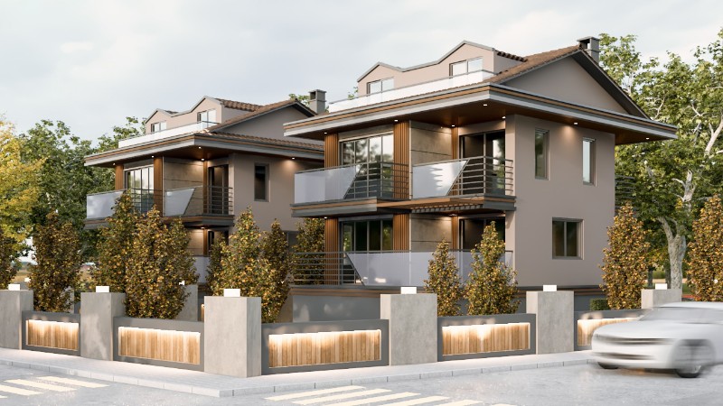 Pegasus Prestij Villaları Fethiye projesi modern mimari yapısı ve lüks
