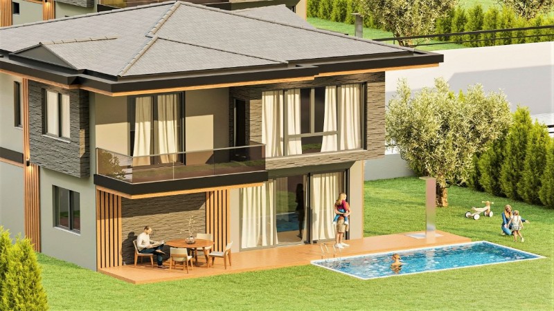 Piramit Villa Orman, Muğla Dalaman’da modern mimariyle hayata geçirilmektedir. Projede