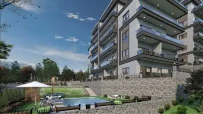 Reyyan İnşaat’ın Başiskele’de hayata geçirdiği Reyyan Orman projesinde satılık daire