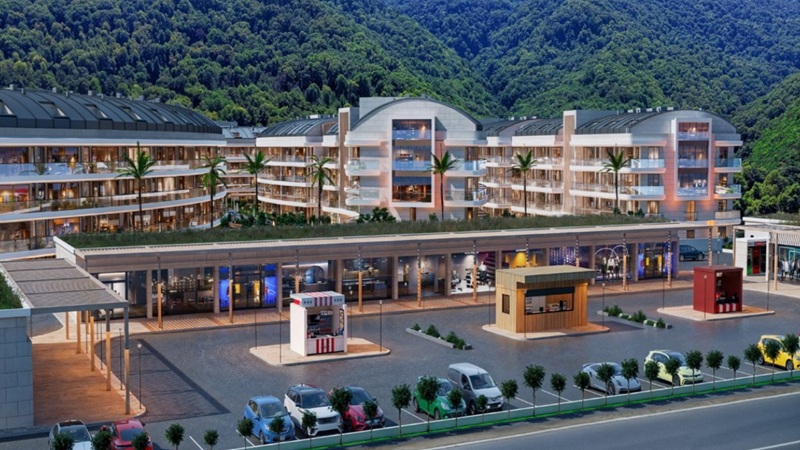Silva Mare, Bursa Karacabey Kurşunlu Mahallesi'nde modern mimariyle hayata geçirilmektedir.