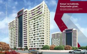 Sitepark Central Residences projesi Orna İnşaat tarafından Konya İli, Selçuklu