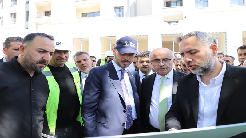 Toki Malatya deprem konutları kapsamında yürütülen çalışmalar hız kesmeden devam