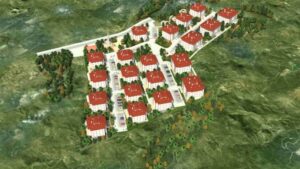 Başbakanlık Toplu Konut İdaresi Başkanlığınca (TOKİ), tarafından Erzincan ili, Yanlızbağ