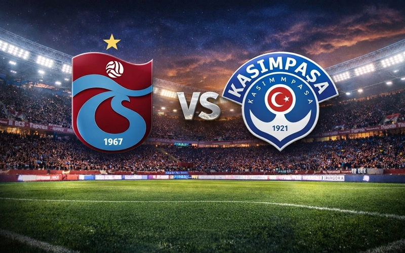 Trabzonspor Kasımpaşa maçı öncesi puan durumu, son maç analizleri, muhtemel