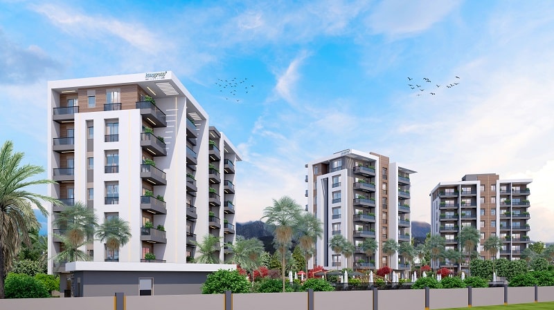 Tunç Residence projesi Antalya’nın hızla gelişen bölgelerinden Aksu ilçesi, Altıntaş