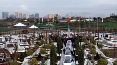 Türk Devletleri Medeniyet Parkı Ankara’da açıldı. 645 bin metrekarelik alanda