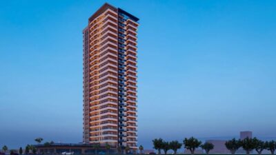 Velux Bayraklı, İzmir Konak’ta modern mimariyle hayata geçirilmektedir. Projede daire
