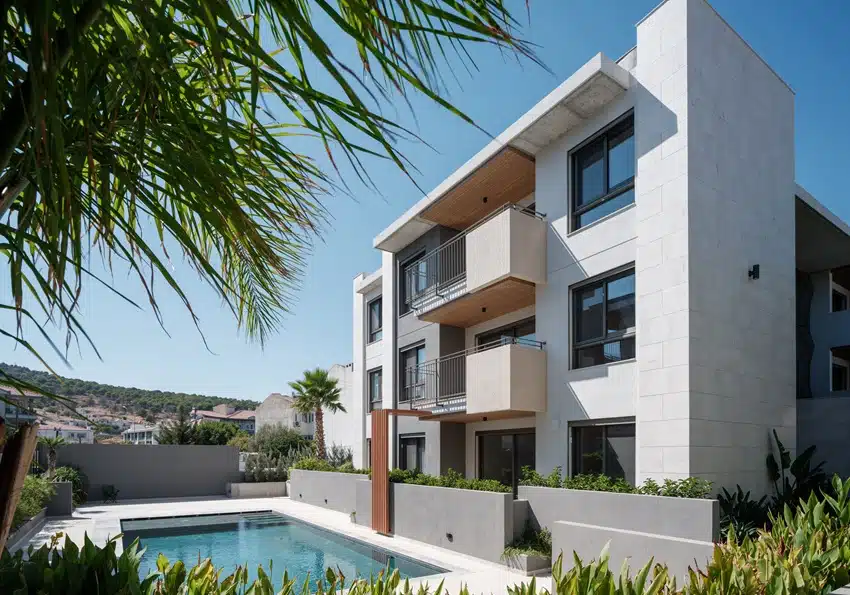 Çeşme’nin merkezinde BAD-Başak Akkoyunlu Design imzalı Ventuno Marina, modern mimarisi,
