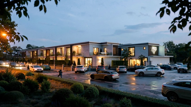Villam Palmiye, Kocaeli Kartepe Fatih Sultan Mehmet Mahallesi’nde modern mimariyle