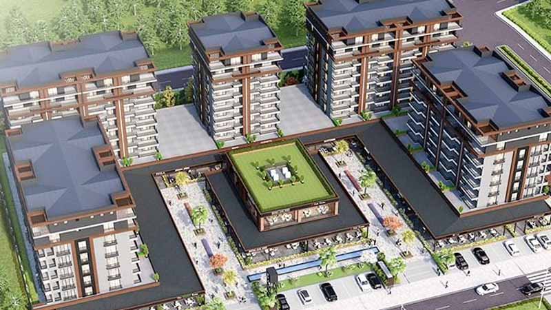 Nilüfer’de, 10 dönümlük arsa parseli içerisinde yeşil alanlarla kaplanan Vonsteel