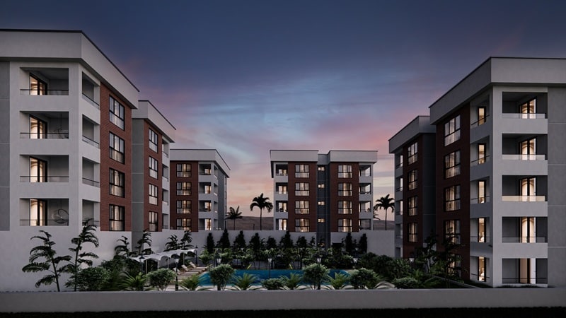 YG Göktaş Doğalpark 10, Bursa Nilüfer Kızılcıklı Mahallesi’nde modern site
