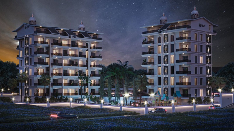 YGT Rezidance II, Antalya Gazipaşa Cumhuriyet Mahallesi’nde modern mimariyle hayata
