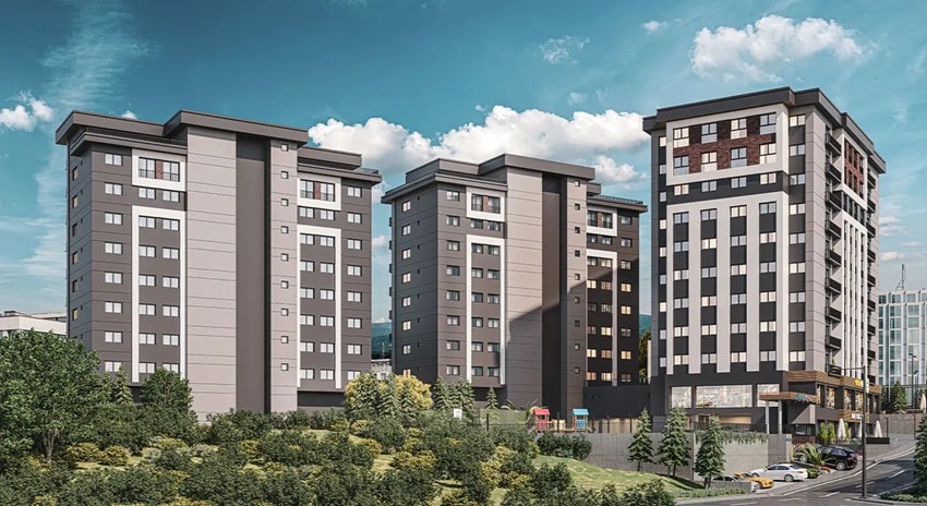 Sima Group’un Pendik’te hayata geçirdiği Yayalar Meydan projesi daire tipleri,