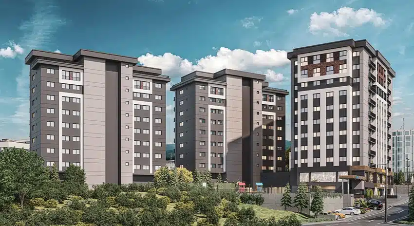Sima Group’un Pendik’te hayata geçirdiği Yayalar Meydan projesi daire tipleri,