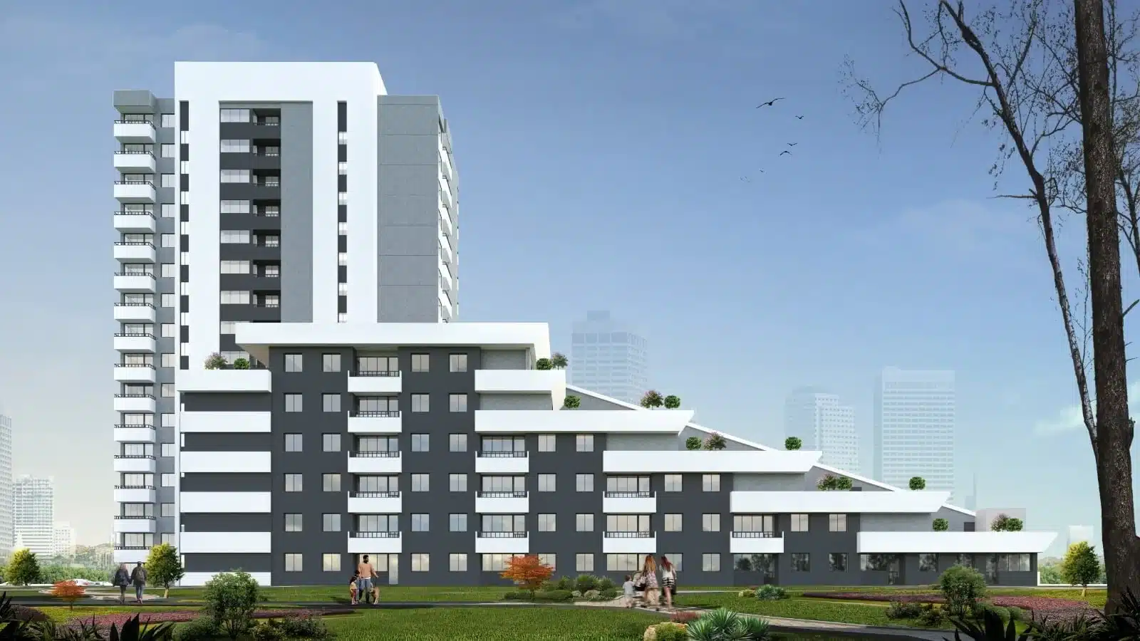 Zen Park Teras sıfır faizli ödeme imkanıyla satışta Zen Park Teras, Ankara Yenimahalle Yeni Batı Mahallesi’nde modern mimariyle