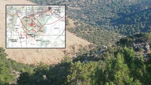 GES projesi için İzmir ilinin, Karaburun ilçesinde binlerce çam ağacının