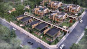 Kazancı Teras konut projesi yaşam alanında birbirinin manzarasını kesmeyen konutları
