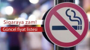 Sigaralara en son Temmuz ayının başlarında ÖTV artışıyla beraber zam