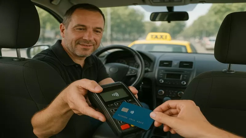 Taksilerde mobil POS zorunlu oldu. Taksimetreyle entegre taksi mali cihaz