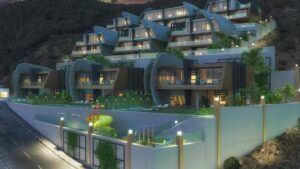 Tepe Modern Villaları, Akdeniz iklimini sunmaya hazır bir şekilde Alanya’da